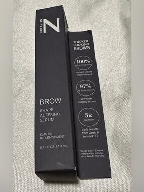 Nulastin Brow Shape Altering Serum New in Box Retail $84